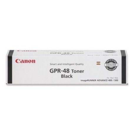 Tóner Canon GPR-48, color negro con Tecnología Láser, rendimiento de hasta 15 200 páginas.