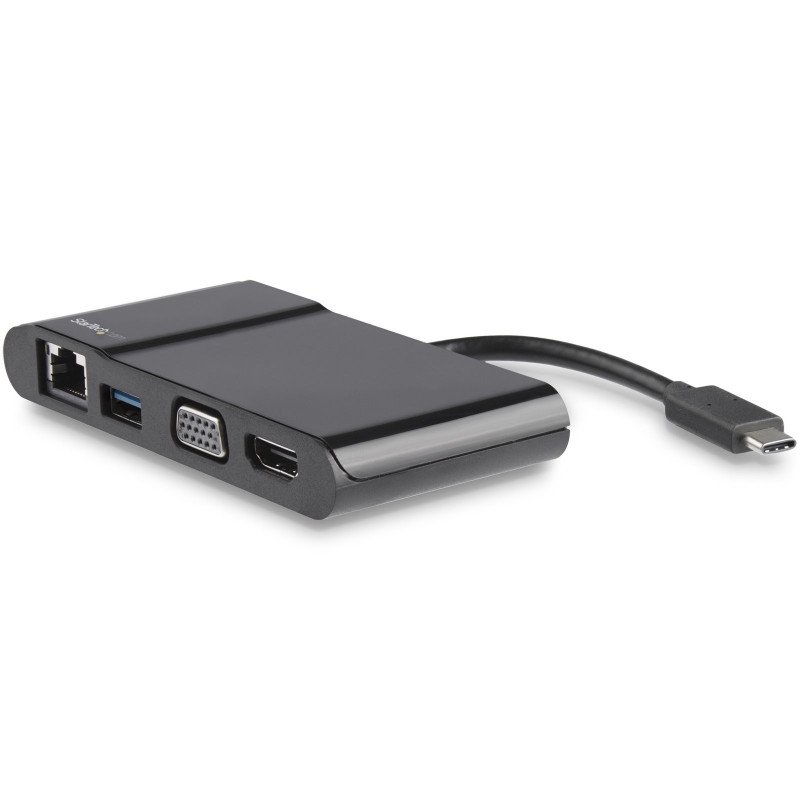 Adaptador multipuertos USB-c para laptops - HDMI o VGA 4k - USB 3.0