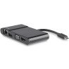 Adaptador multipuertos USB-c para laptops - HDMI o VGA 4k - USB 3.0