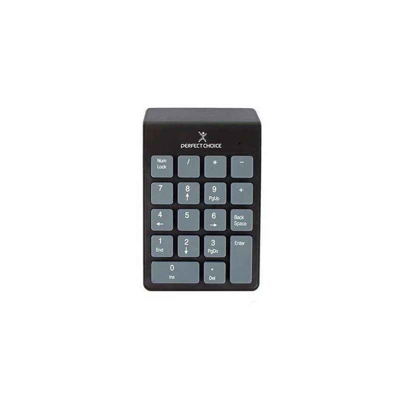 Teclado numérico inalámbrico Easy Line by Perfect Choice USB negro/gris