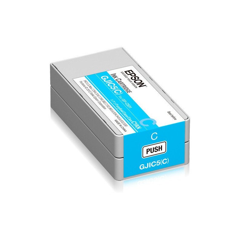 Cartucho Epson modelo C831, cian, para GP-C831 GJIC5 Cartucho Epson modelo C831, cian, para GP-C831 GJIC5