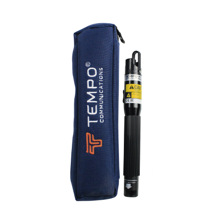 Localizador visual de fallos (vfl) para fibra óptica con entrada universal de 2.5 mm, hasta 7 km de distancia