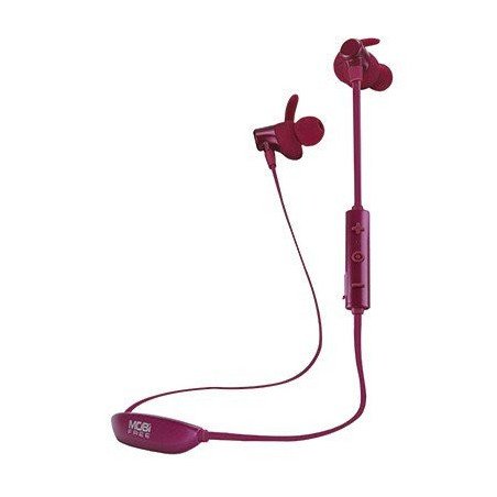 Audífonos Acteck MB-02024, Audífonos, Burgundy, Bluetooth