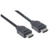 Cable HDMI Manhattan versión 1.4 macho a macho de 1.8 mts color negro en bolsa