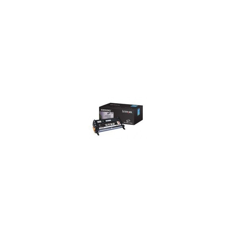Tóner láser Lexmark color negro, alto rendimiento, X560H2KG, hasta 10,000 páginas, 5% de cobertura, para modelos: X560 Tóner láser Lexmark color negro, alto rendimiento, X560H2KG, hasta 10,000 páginas, 5% de cobertura, para modelos: X560