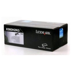 Tóner láser Lexmark color negro, alto rendimiento, X560H2KG, hasta 10,000 páginas, 5% de cobertura, para modelos: X560