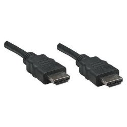 Cable HDMI Manhattan de alta velocidad 4k 3d m-m blindado color negro 