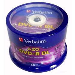 Disco DVD+r DL 8x 8.5GB campana con 50