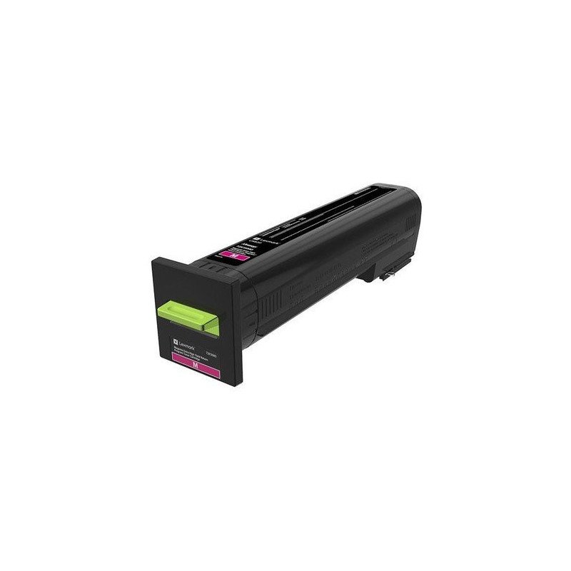 Tóner Lexmark color magenta extra alto rendimiento, para CS820de, hasta 22,000 páginas, 5 % de cobertura