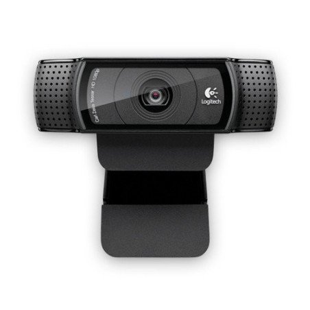 Cámara Web Logitech C920, USB, Negro, 1920 x 1080 Pixeles