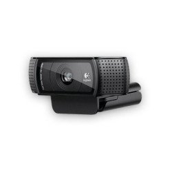 Cámara Web Logitech C920, USB, Negro, 1920 x 1080 Pixeles