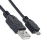 Cable USB versión 2.0 a-micro b 1.0 m negro