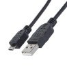 Cable USB versión 2.0 a-micro b 1.0 m negro