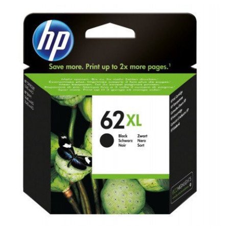 Cartucho de tinta negra HP 62XL
