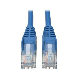 Cable patch Tripp-Lite N001-010-BL moldeado snagless, categoría cat5e azul de 350MHz, RJ45 macho/macho de 3.05m (10 pies)