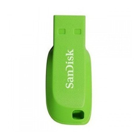 Memoria SanDisk 16GB USB 2.0 Cruzer Blade Z50 electric Green