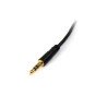 Cable 91cm 0.9 metros Slim delgado de audio estéreo mini Jack plug 3.5 mm trrs, macho a macho, Startech.com mod. MU3MMS