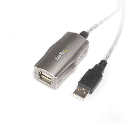 Cable de extensión StarTech.com, 4.6 m, USB A, USB A, Macho/hembra, Gr