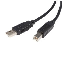 Cable USB 2.0 StarTech.com, 4.6 m, USB A, USB B, Macho/Macho, Negro