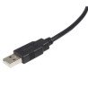 Cable USB 2.0 StarTech.com, 1.8 m, USB A, USB B, Macho/Macho, Negro