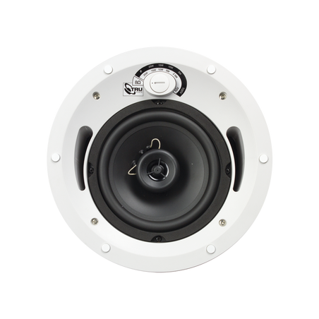 Altavoz comercial de 2 vías, 70v, 100v, 8 ohm, en techo, woofer de polipropileno 6.5 in, tweeter pei 3, 4in, 5-60 watts, ul