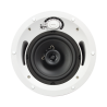 Altavoz comercial de 2 vías, 70v, 100v, 8 ohm, en techo, woofer de polipropileno 6.5 in, tweeter pei 3, 4in, 5-60 watts, ul