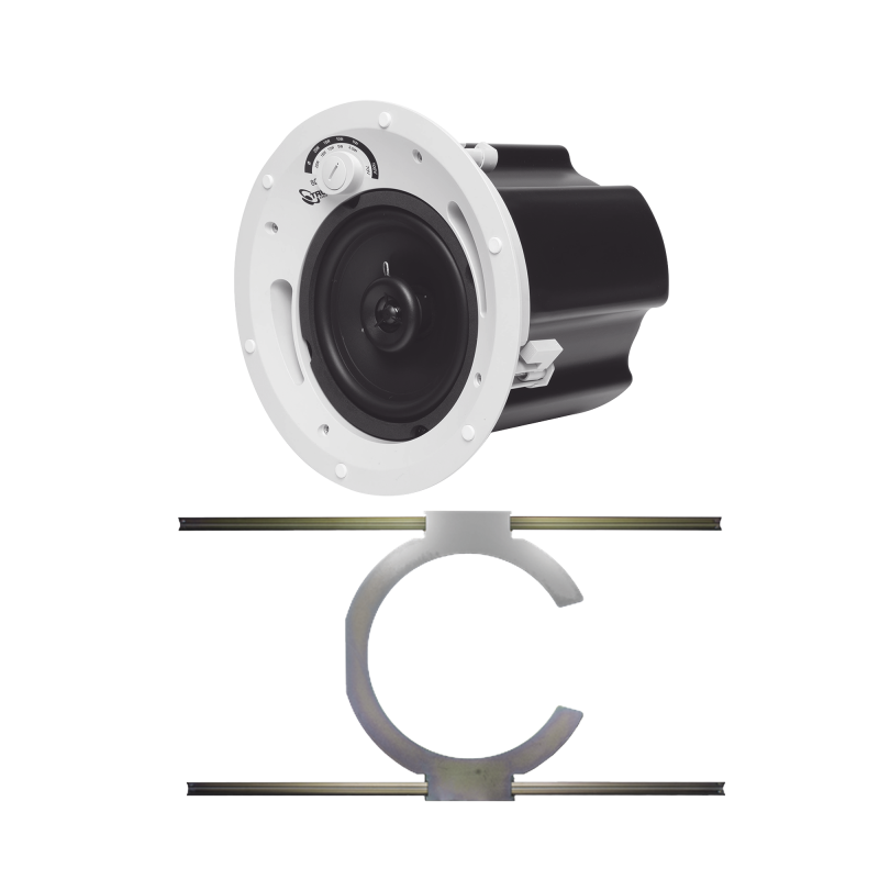 Kit de bocina de techo truaudio de 7in g72 con soporte de acero rígido para techos suspendidos