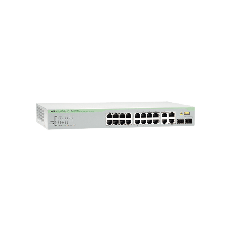 Switch WebSmart de 16 puertos 10/100 Mbps + 2 puertos 10/100/1000 Mbps + 2 SFP gigabit combo