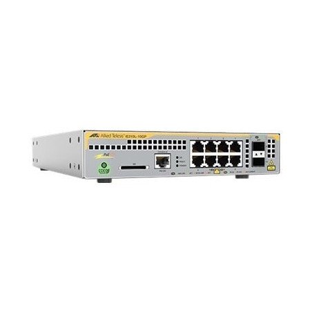 Switch industrial-lite Poe+ administrable capa 2 de 8 puertos 10/100/1000 Mbps + 2 puertos SFP, 124 w