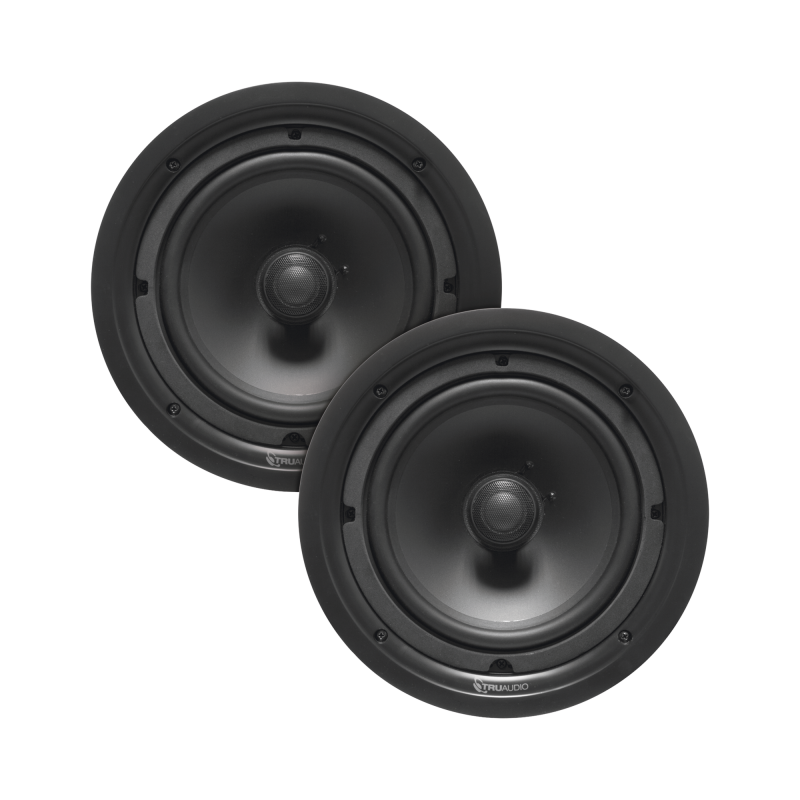 Par de altavoces de techo phantom de 2 vías, woofer de polietileno iny