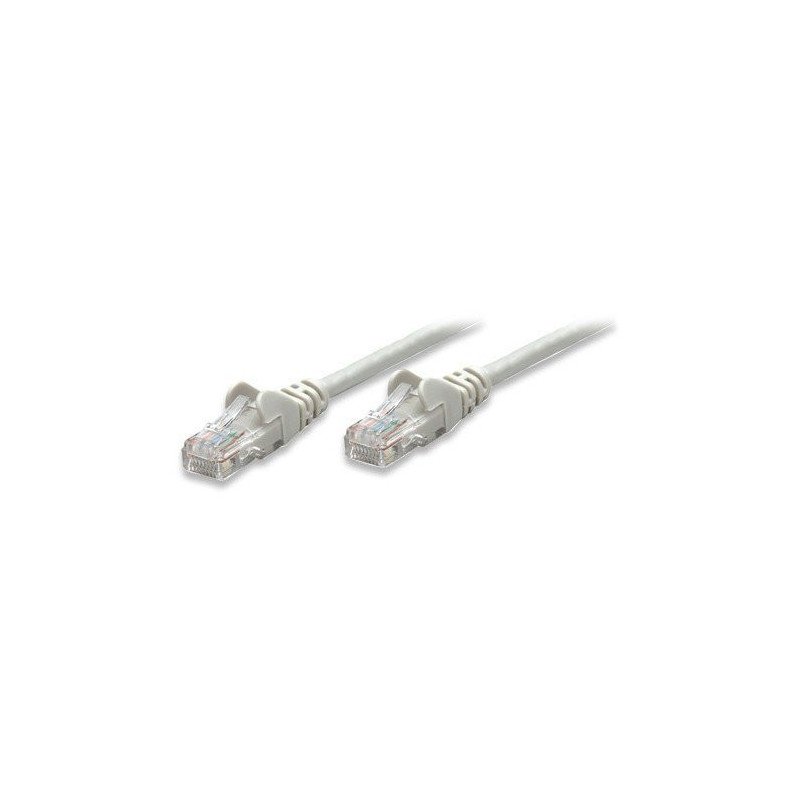 Cable patch, 3.0 m (10.0 f), Cat. 5e, UTP gris