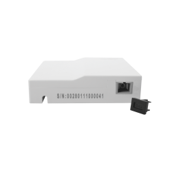 Caja terminal de fibra óptica, con un acoplador sc/APC, ip30, color blanco