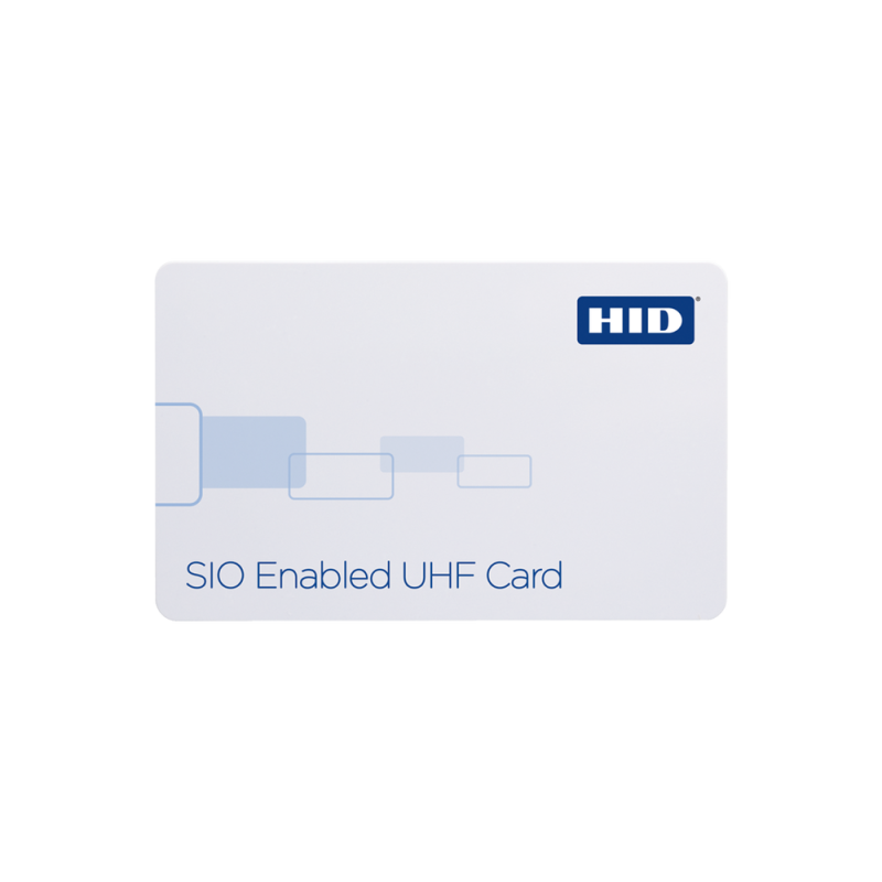 Tarjeta UHF programada con objeto seguro hid