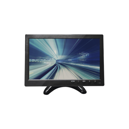 Monitor 10.1" Ideal para colocar en vehículos o realizar pruebas de CCTV, entradas de video HDMI, VGA y RCA"