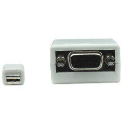 Adaptador Manhattan mini display port macho a VGA hembra