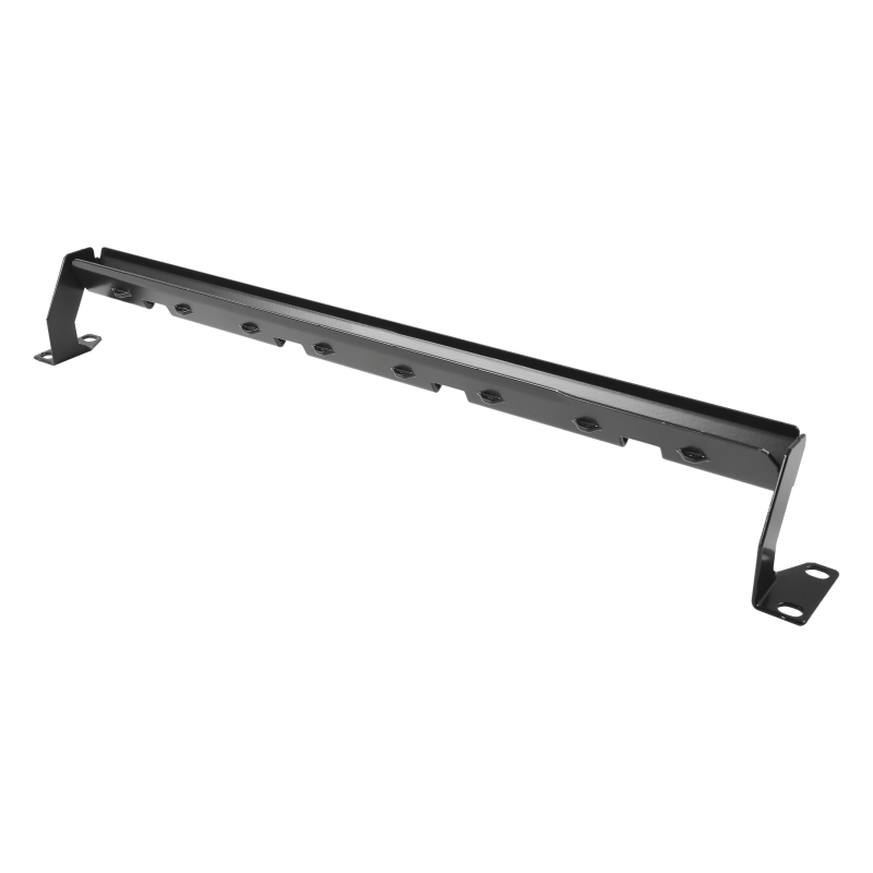 Barra para administrar cableado posterior en rack, montaje de 19in, 76 mm de profundidad, color negro
