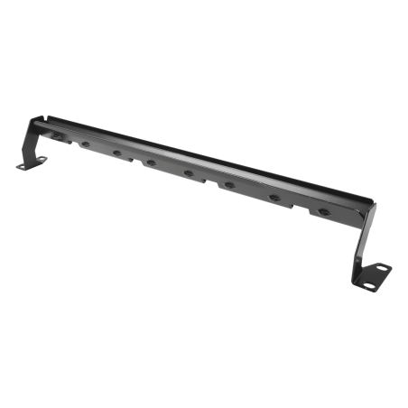 Barra para administrar cableado posterior en rack, montaje de 19in, 76 mm de profundidad, color negro