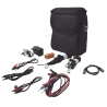 Kit de accesorios para probadores de vídeo epmonTVI incluye: maleta, probador de cable, cables de conexión.
