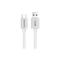 Cable Adata tipo-c a USB 3.0 100cm 2.1a plateado android, Windows, puerto tipo-c reversible