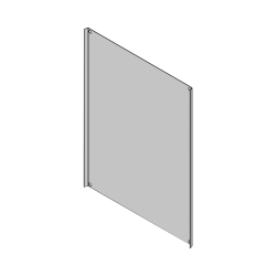 Placa interior trasera metálica para gabinete TXg-0149