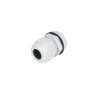 Conector plástico tipo glándula para cable de 15-22 mm de diámetro.