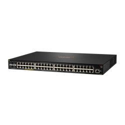 Switch HP Aruba 2930f 48g Poe+ 4SFP, 48 puertos RJ45 10/100/1000 Poe+ (740w) y 4 SFP+ (1/10g) administrable capa 3 (rIP, ospf, a