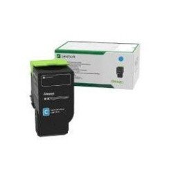 Tóner Lexmark color cian rendimiento estándar, hasta 1,400 páginas, para modelos CX622ade, CS421dn, CS521dn, CX625adhe CX522ade,
