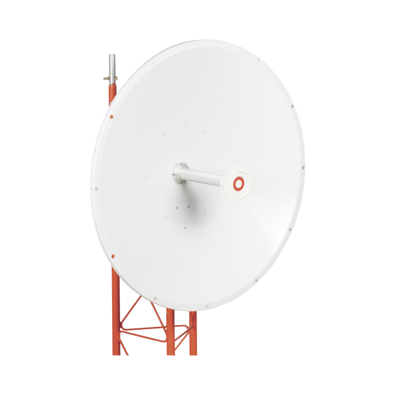 Antena direccional de 3ft, 4.9 a 6.5 GHz, ganancia 34 dbi, conectores 