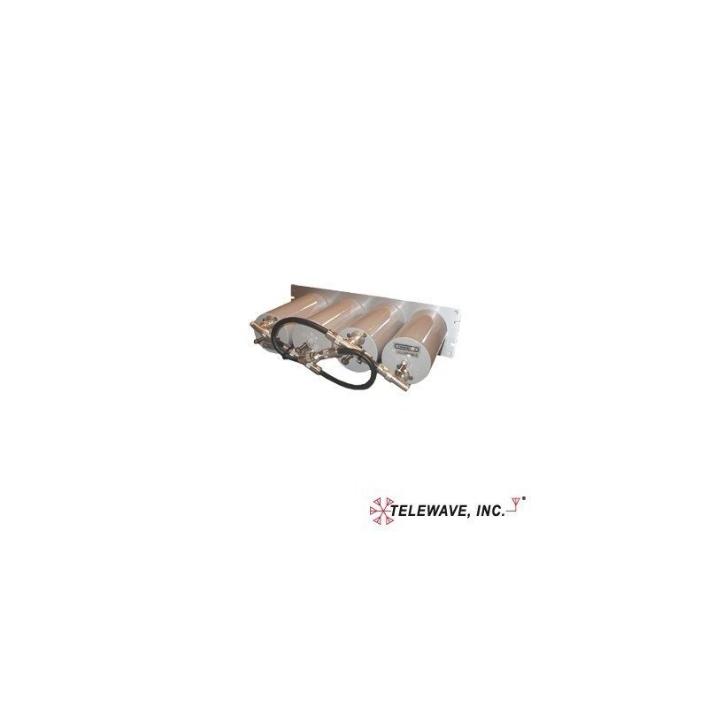 Duplexer pasa banda-rechazo de banda, 470-512 MHz, 4 cavidades (4" día.) 3 MHz, 250 watt, N hem.