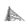 Torre autosoportada.60ft (18.3m) supertitan S100 galvanizada, incluye 