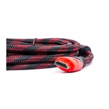 Cable HDMI Naceb Technology, 1, 5 m, HDMI, HDMI, Macho/Macho, Rojo