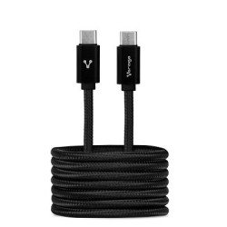 Cable Vorago CAB-124-BK - USB C, USB C, Macho/Macho, 1 m, Negro