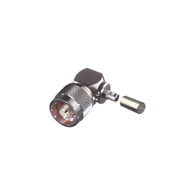 Conector N macho en a/r de anillo plegable para cables RG-8/x, LMR-240.