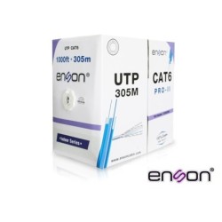 Cable UTP cat6 Enson 12263G305 gris PRO-II 305mts